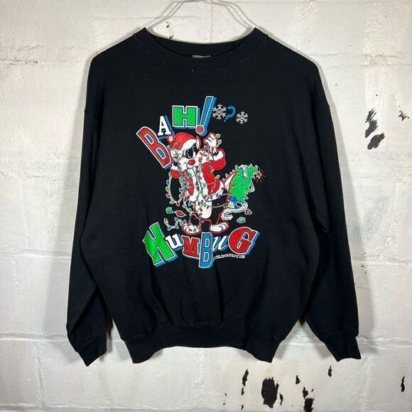 Vintage Christmas Looney Tunes Sweatshirt - Picture 1 of 8